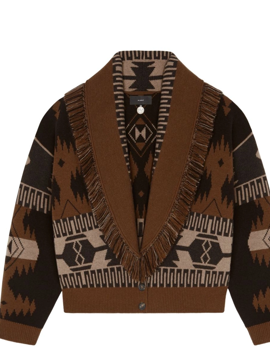 cardigan patterned-jacquard Alanui Women 0427
